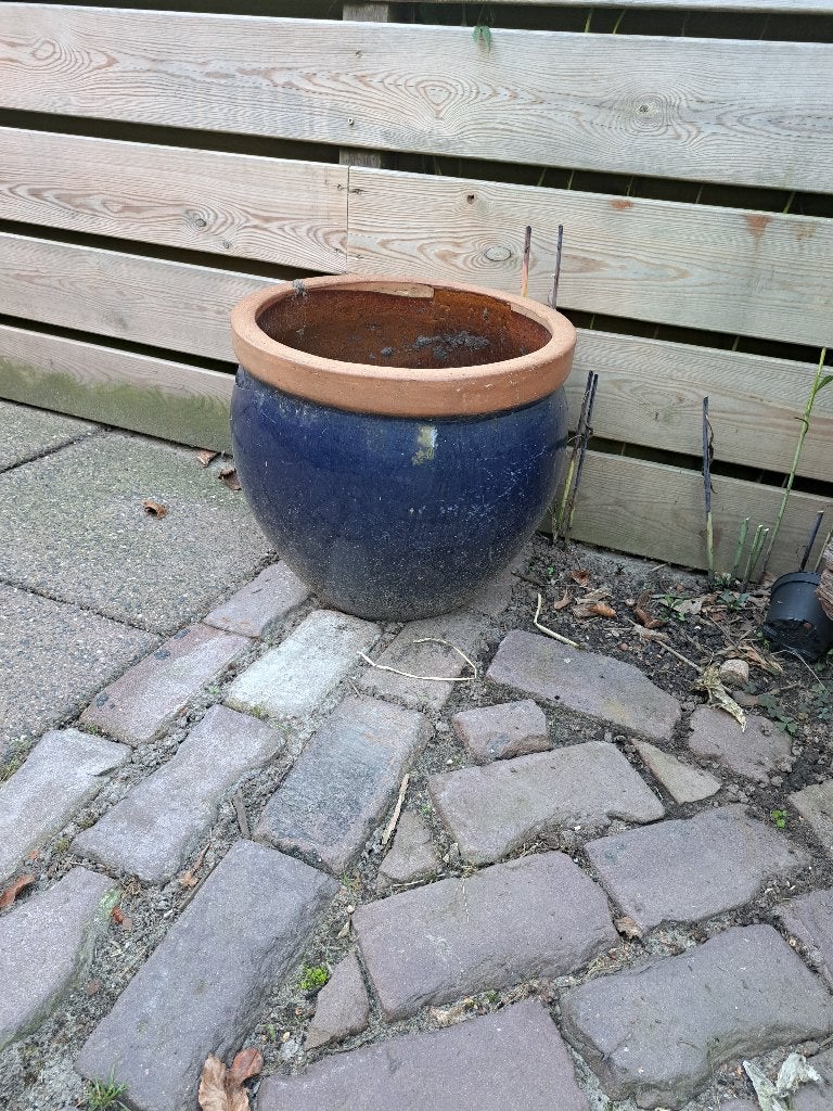 Plantenbak, Tuin en Terras, Ophalen, Steen, Gebruikt, Rond