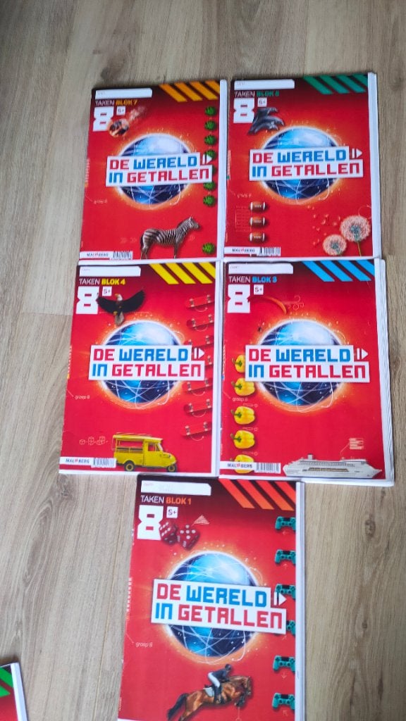 Wereld in getallen groep 8, Boeken, Schoolboeken, Ophalen of Verzenden, Nieuw, Overige niveaus