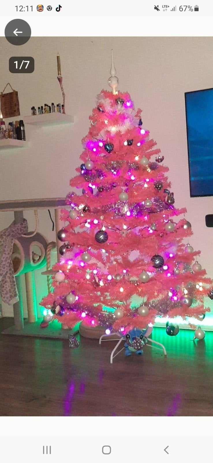 roze kerstboom, Diversen, Ophalen of Verzenden