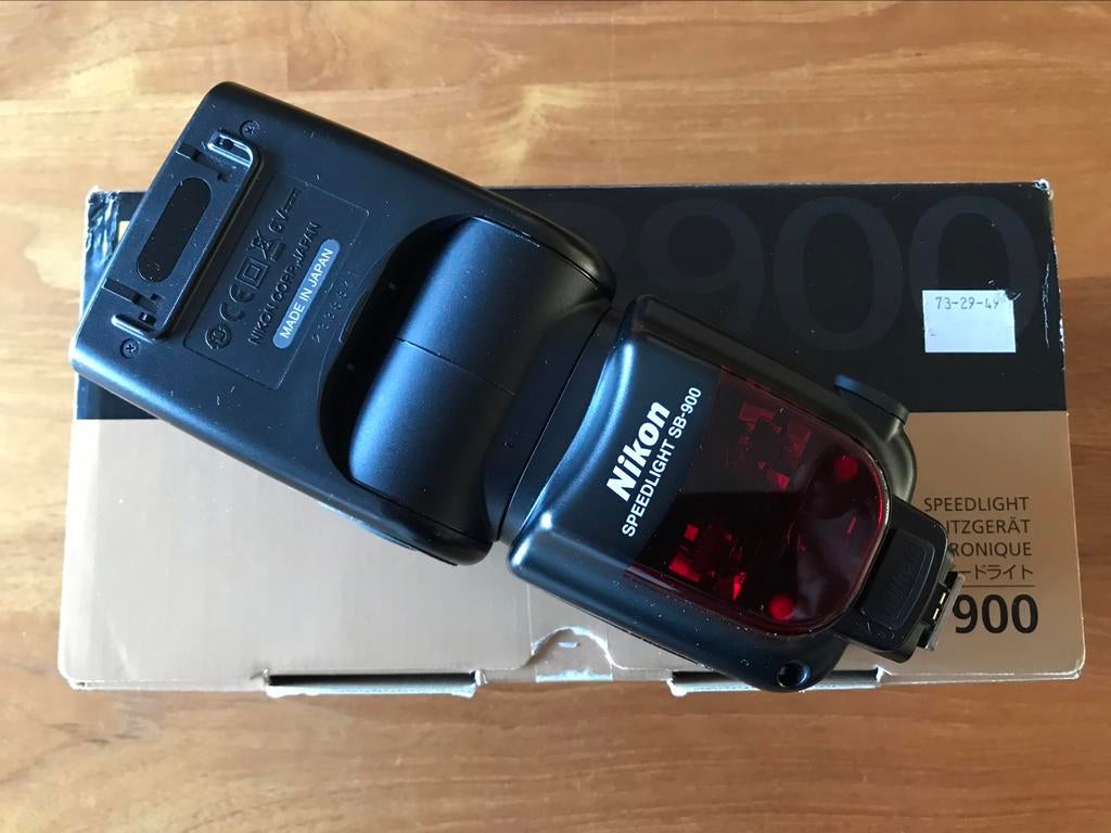 Nikon Speedlight SB-900 flitser.Zgan.Met hoes en accessoires, Ophalen of Verzenden, Zo goed als nieuw, Nikon