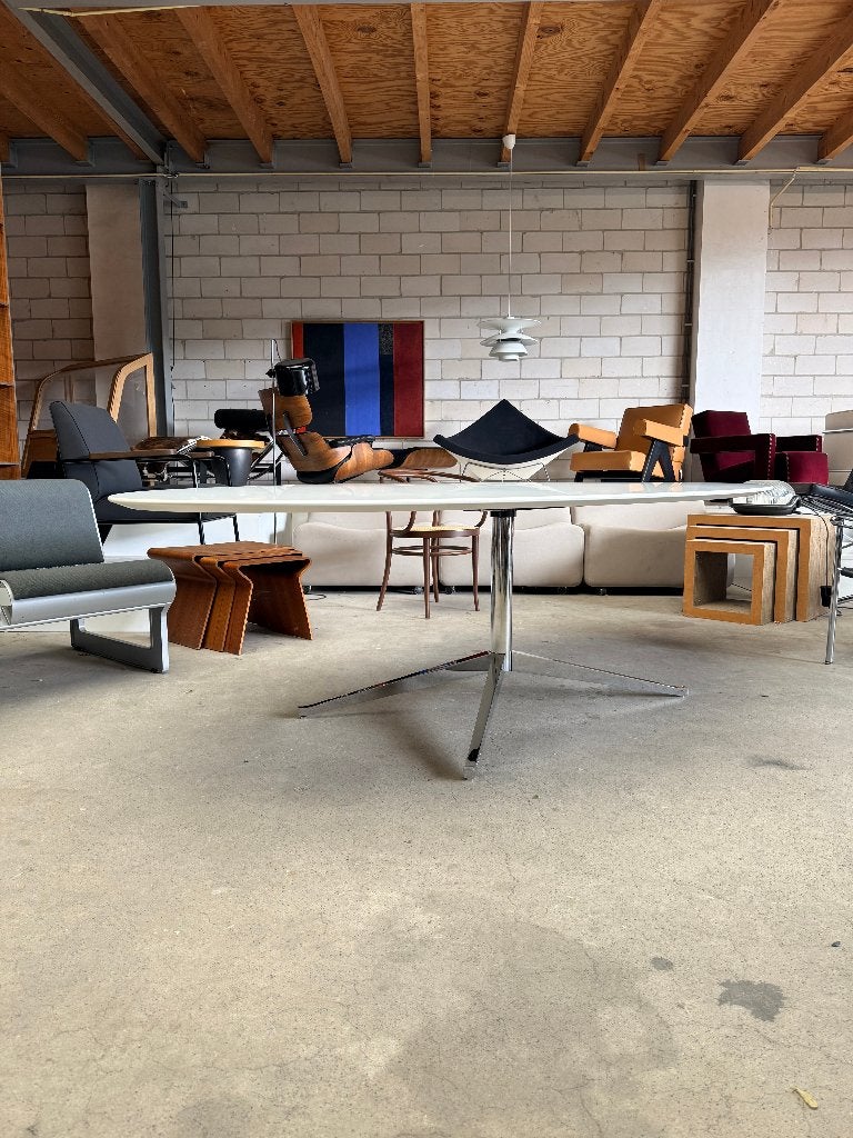 Florence Knoll ovale table, Florence Knoll, Ophalen, Overige materialen, Gebruikt, 100 tot 150 cm