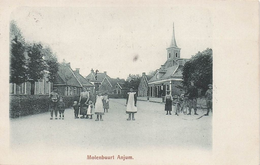 702-383-013 Molenbuurt Anjum, Verzenden, Voor 1920, Friesland
