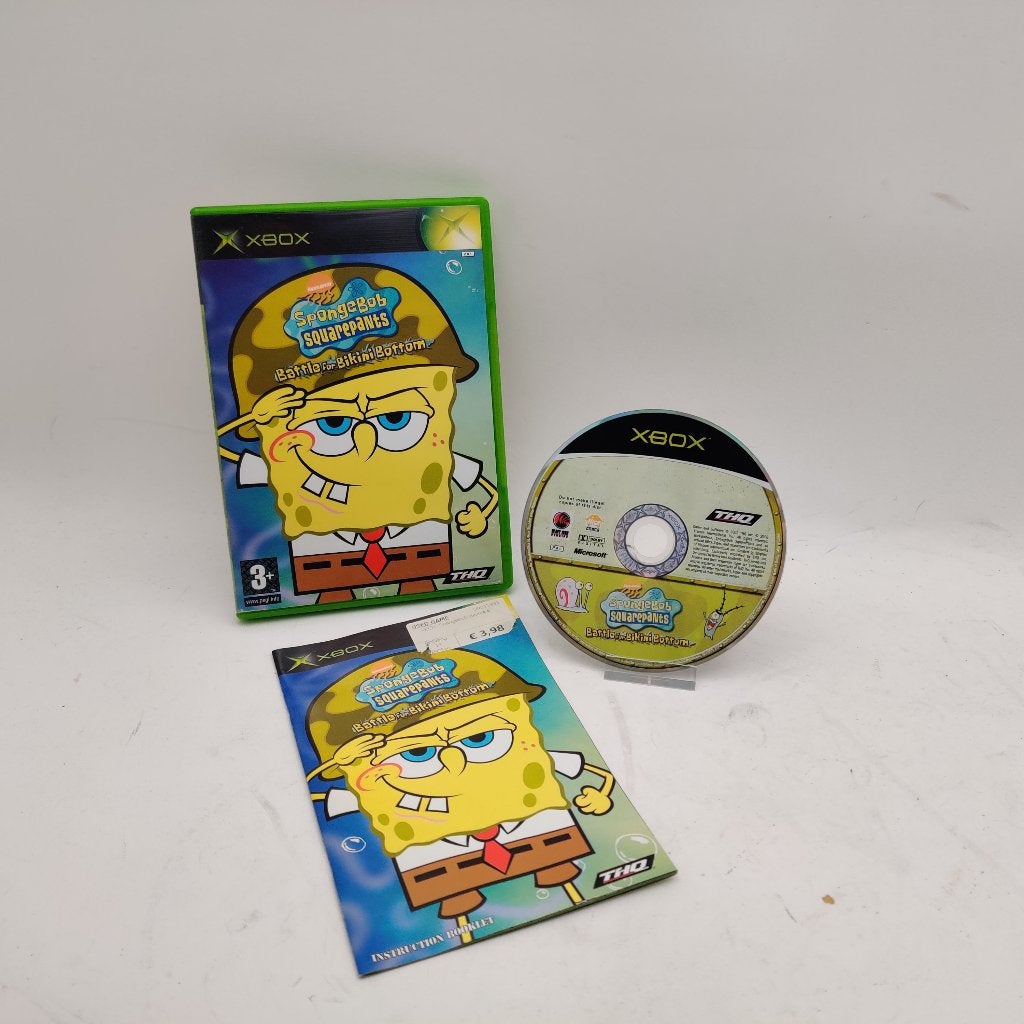 Spongebob squarepants battle for bikini bottom Xbox €29.99, Avontuur en Actie, 1 speler, Ophalen of Verzenden, Zo goed als nieuw