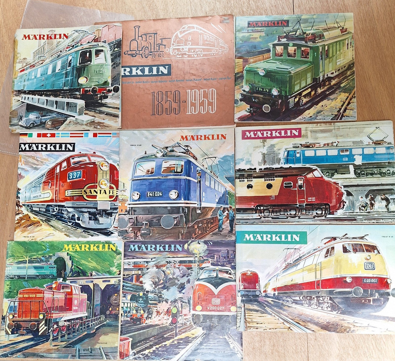 Märklin catalogus, jaarboeken, 1958-1977, Wisselstroom, Gebruikt, Märklin, Boek, Tijdschrift of Catalogus