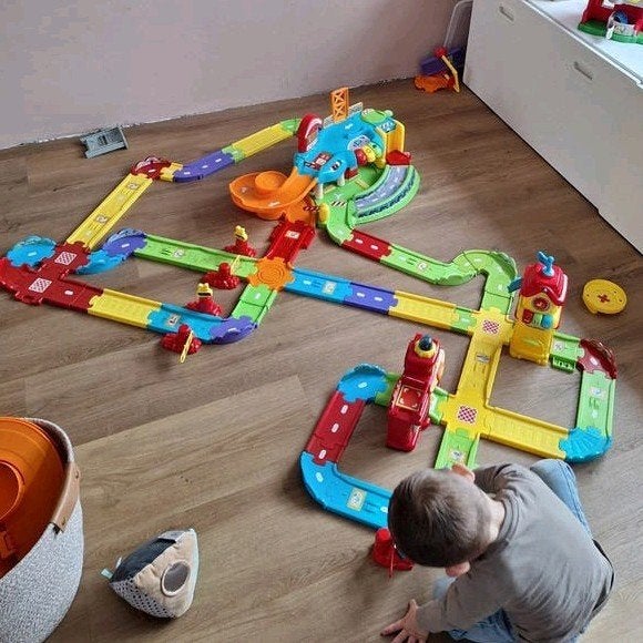 VTech Toet Toet Auto's Grote Baan en Voertuigen Set, Ophalen, Gebruikt