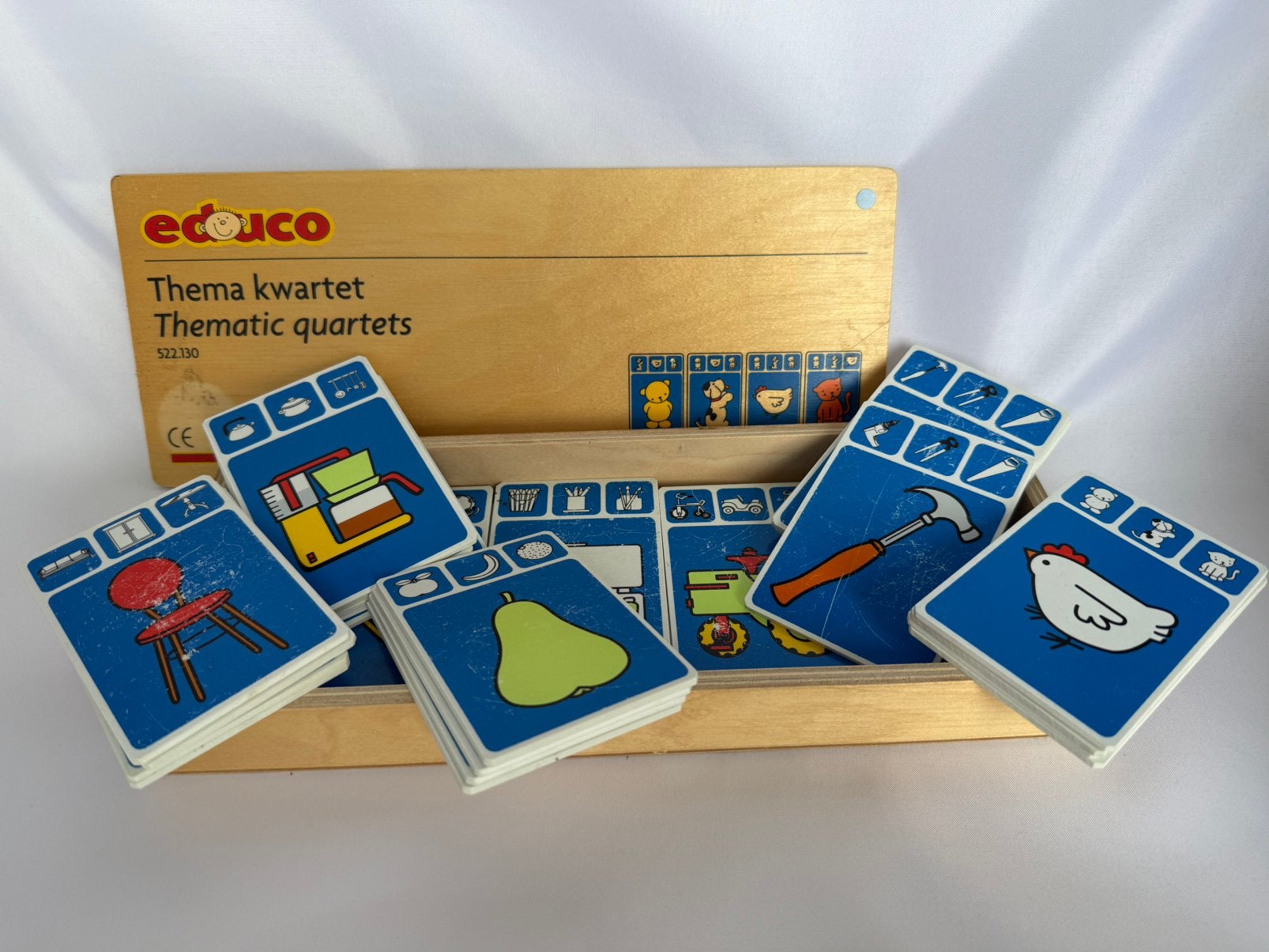 Educo Thema Kwartet, compleet, Ophalen of Verzenden, Gebruikt, Taal en Lezen
