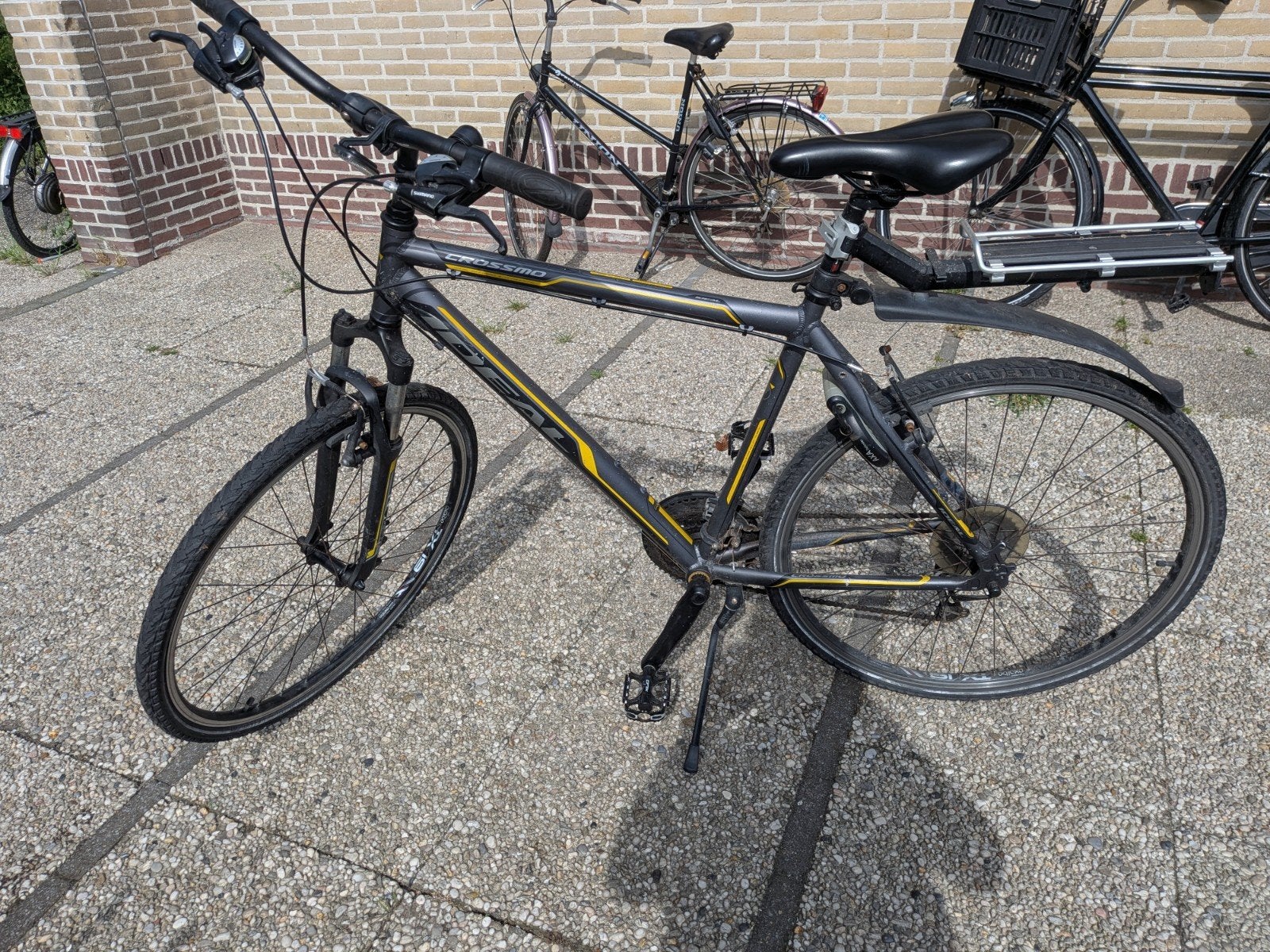 Ideal Crossmo fiets met 24 versnellingen, 28 inch, Gebruikt, Vering, Velgrem
