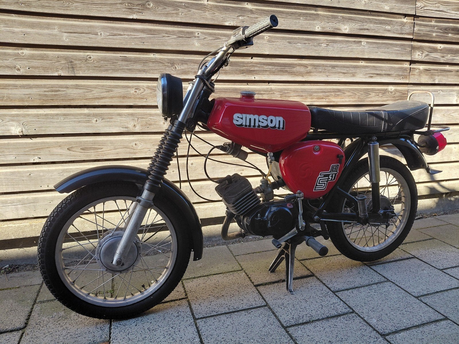 Simson S51 4 bak, Fietsen en Brommers, Maximaal 45 km/u, Ophalen, Overige merken, 4 versnellingen