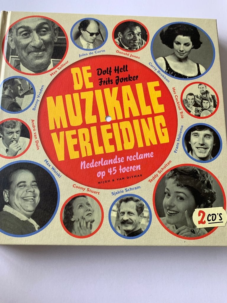 Dolf Hell e.a. - De Muzikale Verleiding: Ned. Reclame sgls, Verzenden, Zo goed als nieuw, Levenslied of Smartlap, Boxset