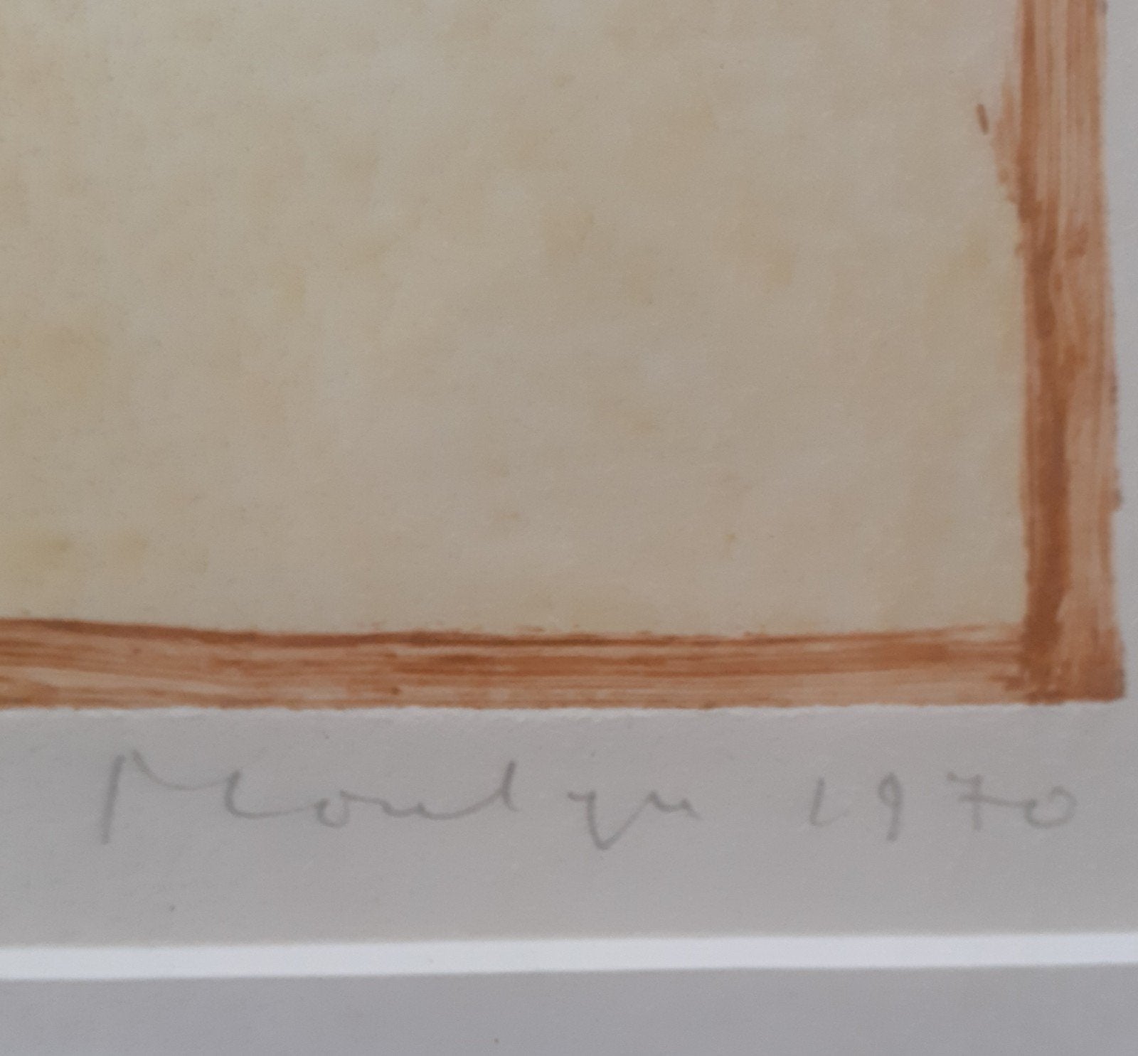 Abstracte ets van Montijn " Toverboom", gesigneerd en genumm, Ophalen, Ets, Genummerd, 1950 - 1999