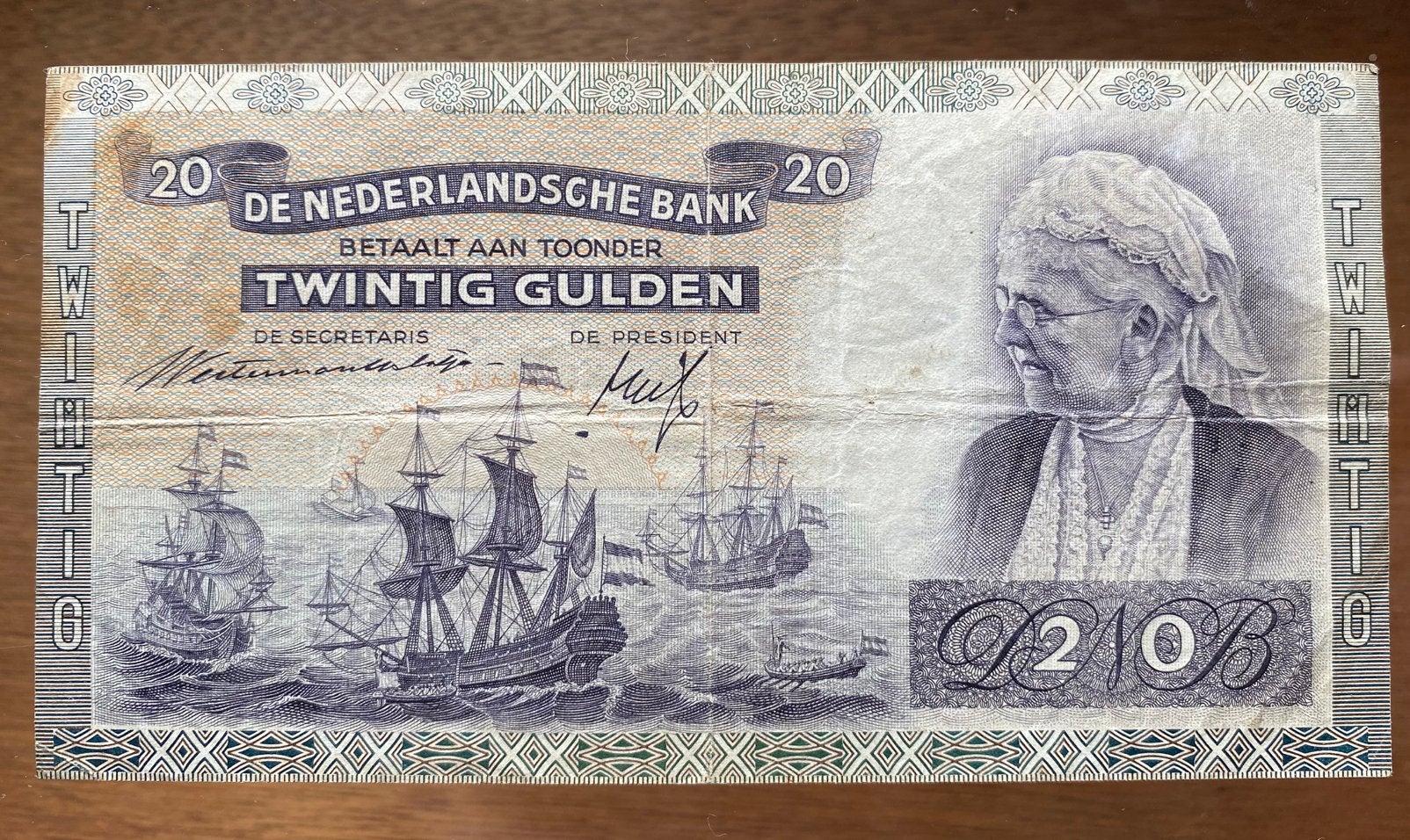 20 Gulden 1941, Ophalen of Verzenden, Los biljet