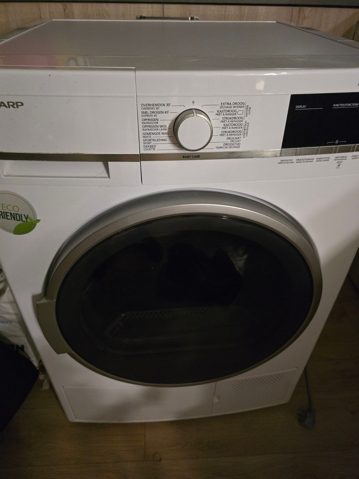 Sharp droger KD-HB8GW2 defect - start niet meer op, Witgoed en Apparatuur, Ophalen, 8 tot 10 kg, Voorlader, Niet werkend