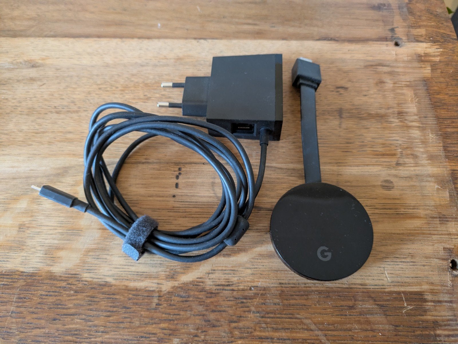 Chromecast Ultra 4K met ethernet adapter, Audio, Tv en Foto, Mediaspelers, Ophalen of Verzenden, Gebruikt, HDMI