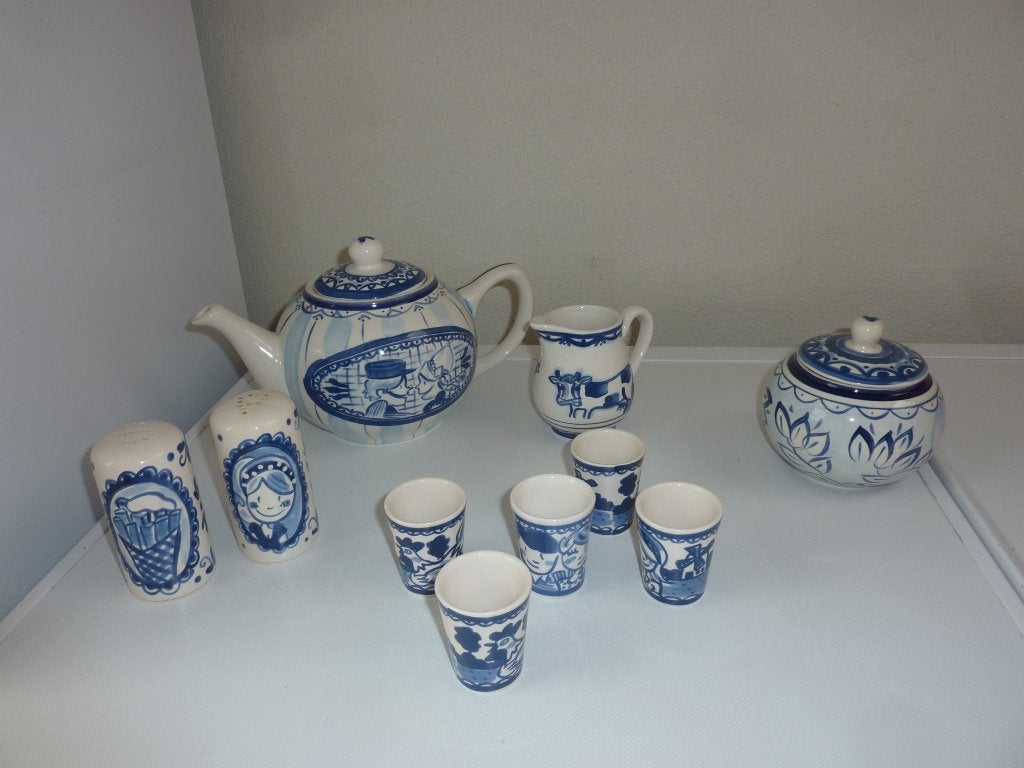 Blond Amsterdam. Delfst Blond. Theepot, peper & zout ea., Gebruikt, Blond Amsterdam, Overige typen, Ophalen of Verzenden