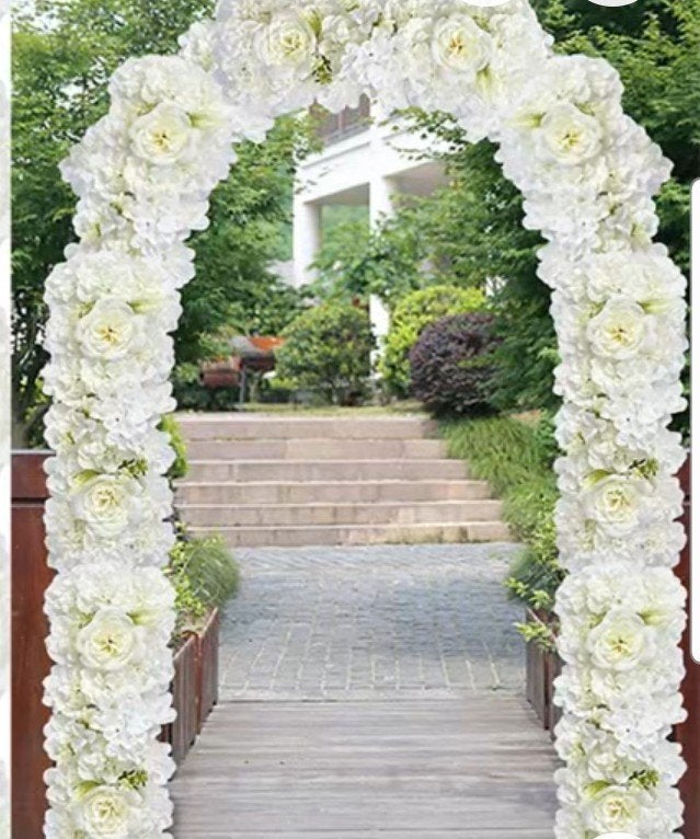 Te huur! Bloemenboog / trouwboog 2 x 1 meter, Ophalen, Zo goed als nieuw, Geboorte of Huwelijk