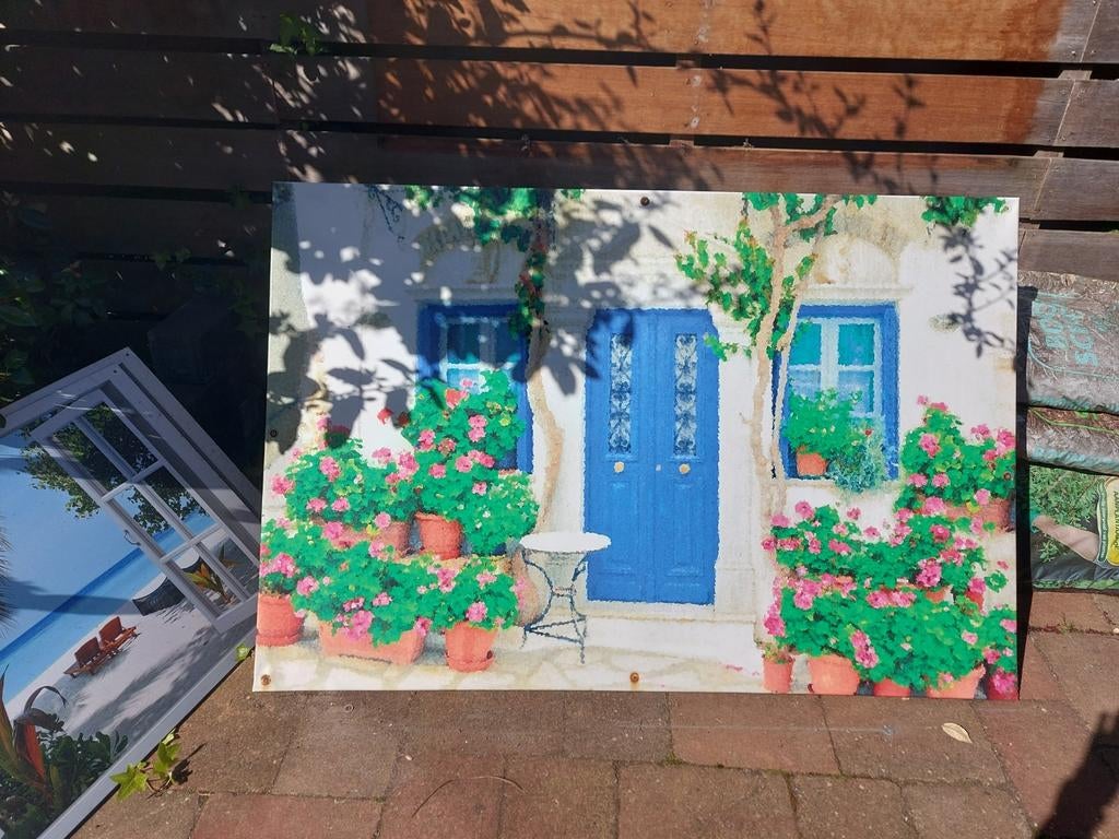 Buiten canvas schilderijen, Tuin en Terras, Ophalen