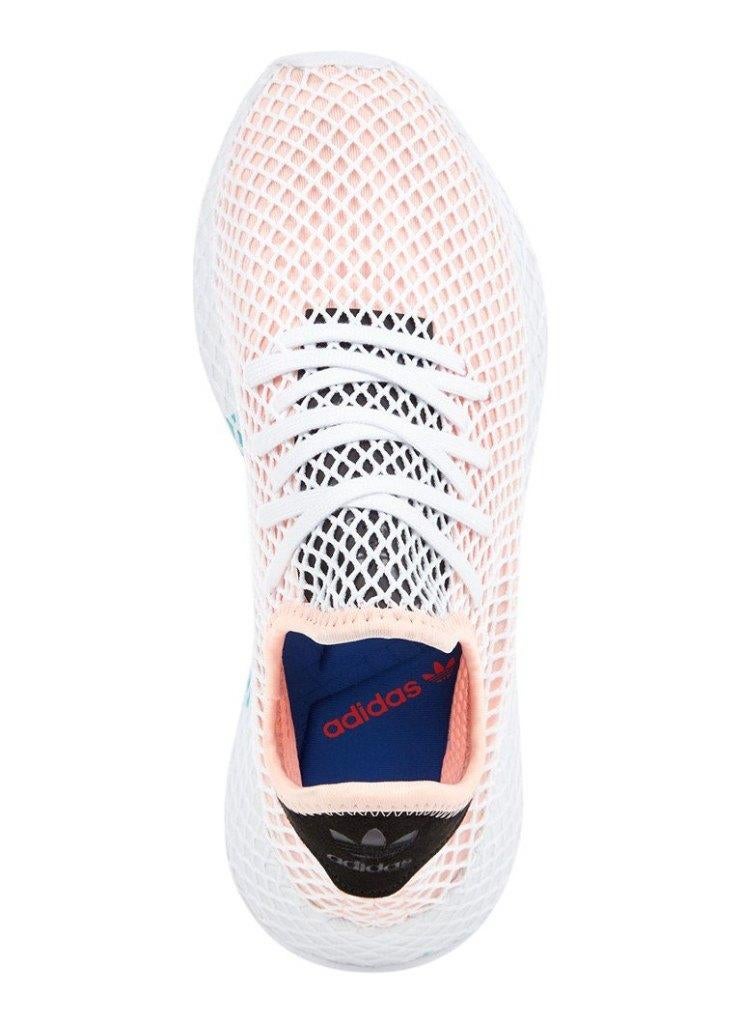 Adidas Deerupt Runner sneakers met overlay maat 40 pastel, Adidas, Nieuw, Oranje, Ophalen of Verzenden