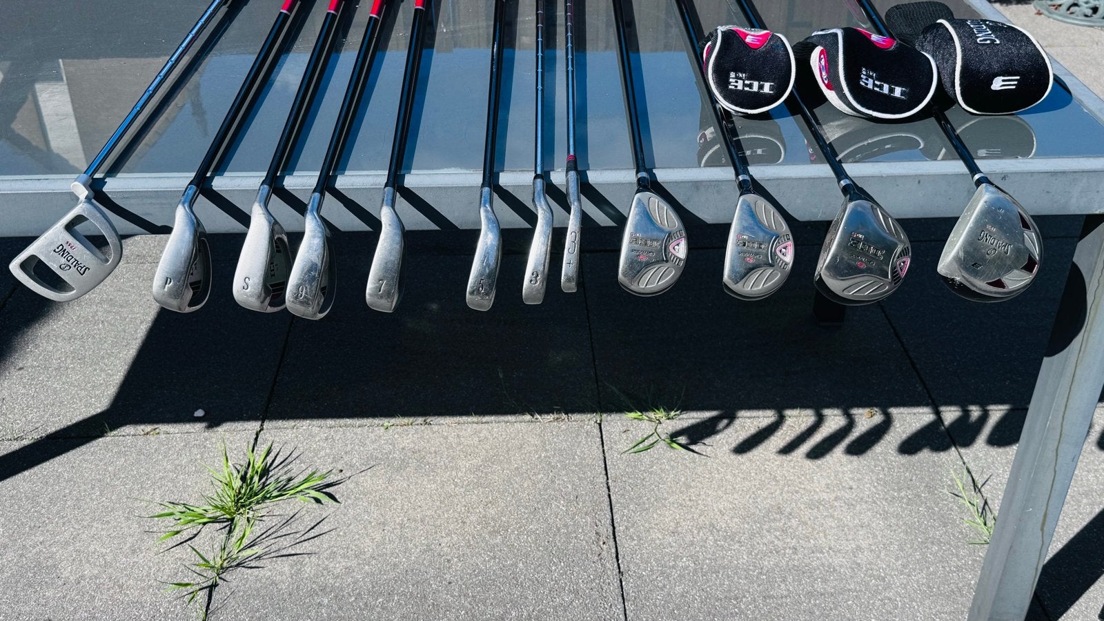 Complete golfset met tas of los ook - Spalding en Skymak, Sport en Fitness, Ophalen, Gebruikt, Set, Overige merken