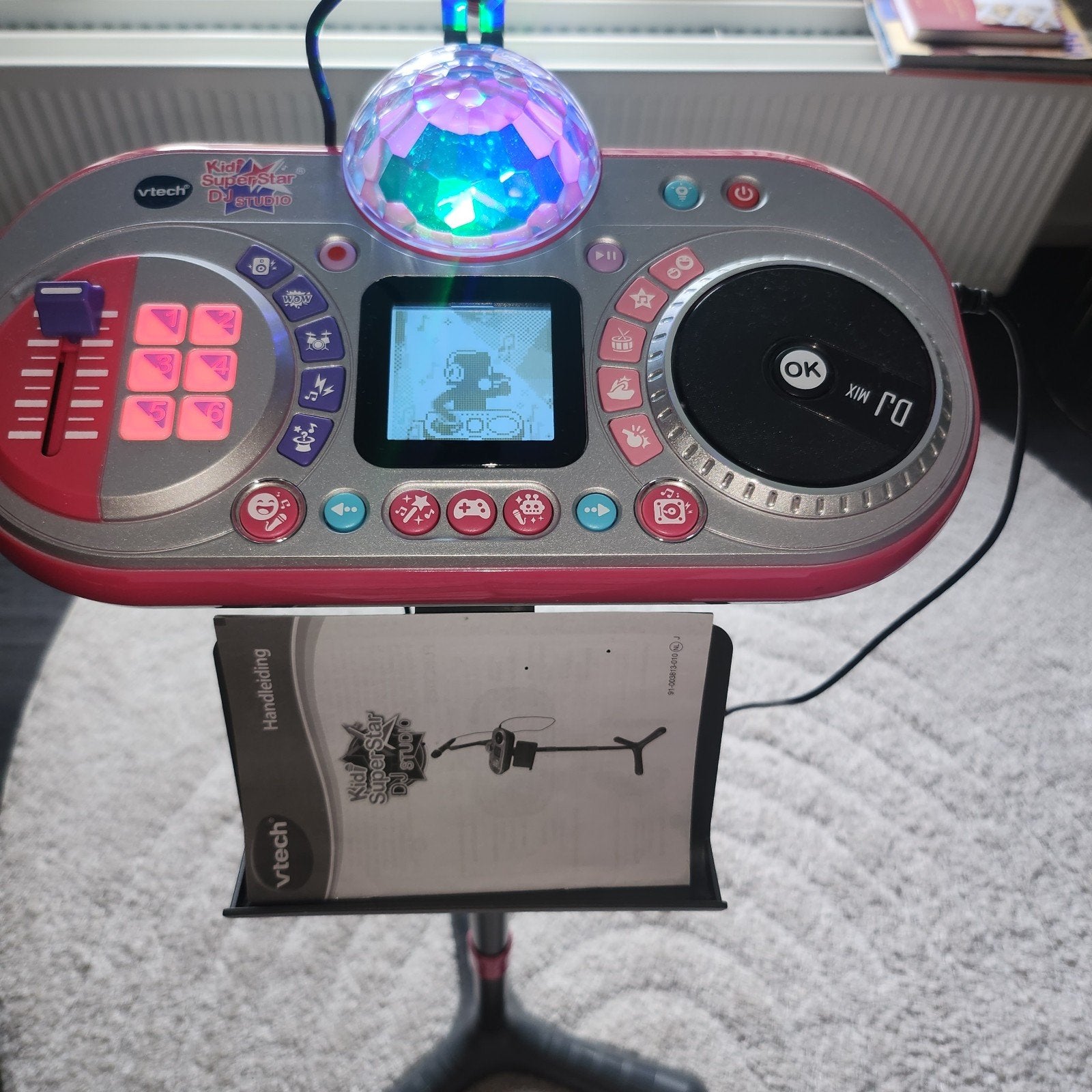 VTech Kid SuperStar DJ Studio met microfoon en licht, Kinderen en Baby's, Speelgoed | Babyspeelgoed, Ophalen, Zo goed als nieuw