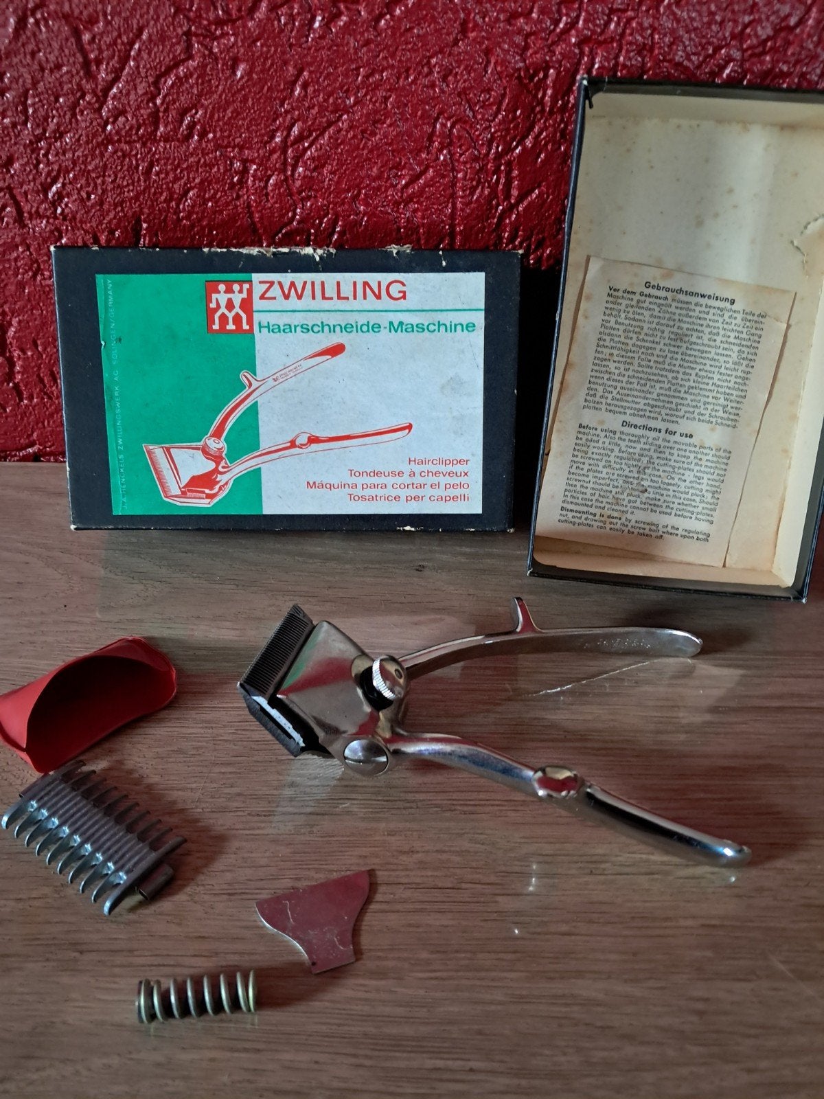 Vintage handbediende tondeuse van  Zwilling J.A. Henckels., Ophalen of Verzenden