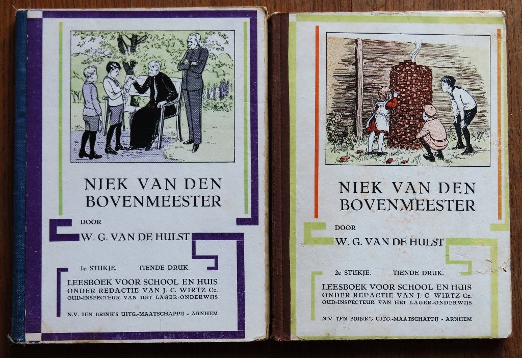 WG van de Hulst Niek van de bovenmeester 1 en 2 ( 10e druk ), Boeken, Ophalen of Verzenden, Gelezen