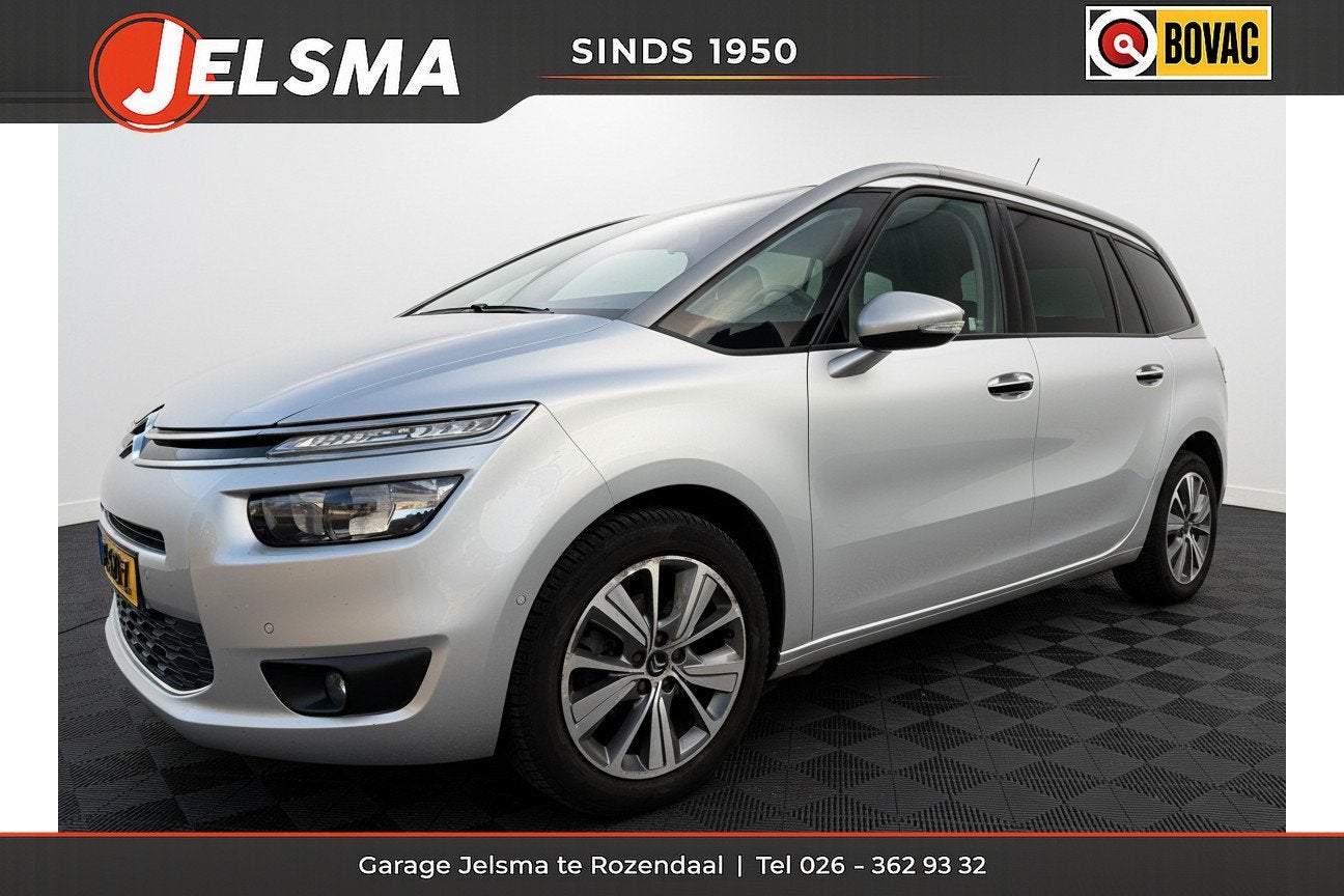 Citroën Grand C4 Picasso 130pk PT Business 7p., Camera | Tr, Auto's, Citroën, Gebruikt, Euro 6, 1199 cc, 7 stoelen
