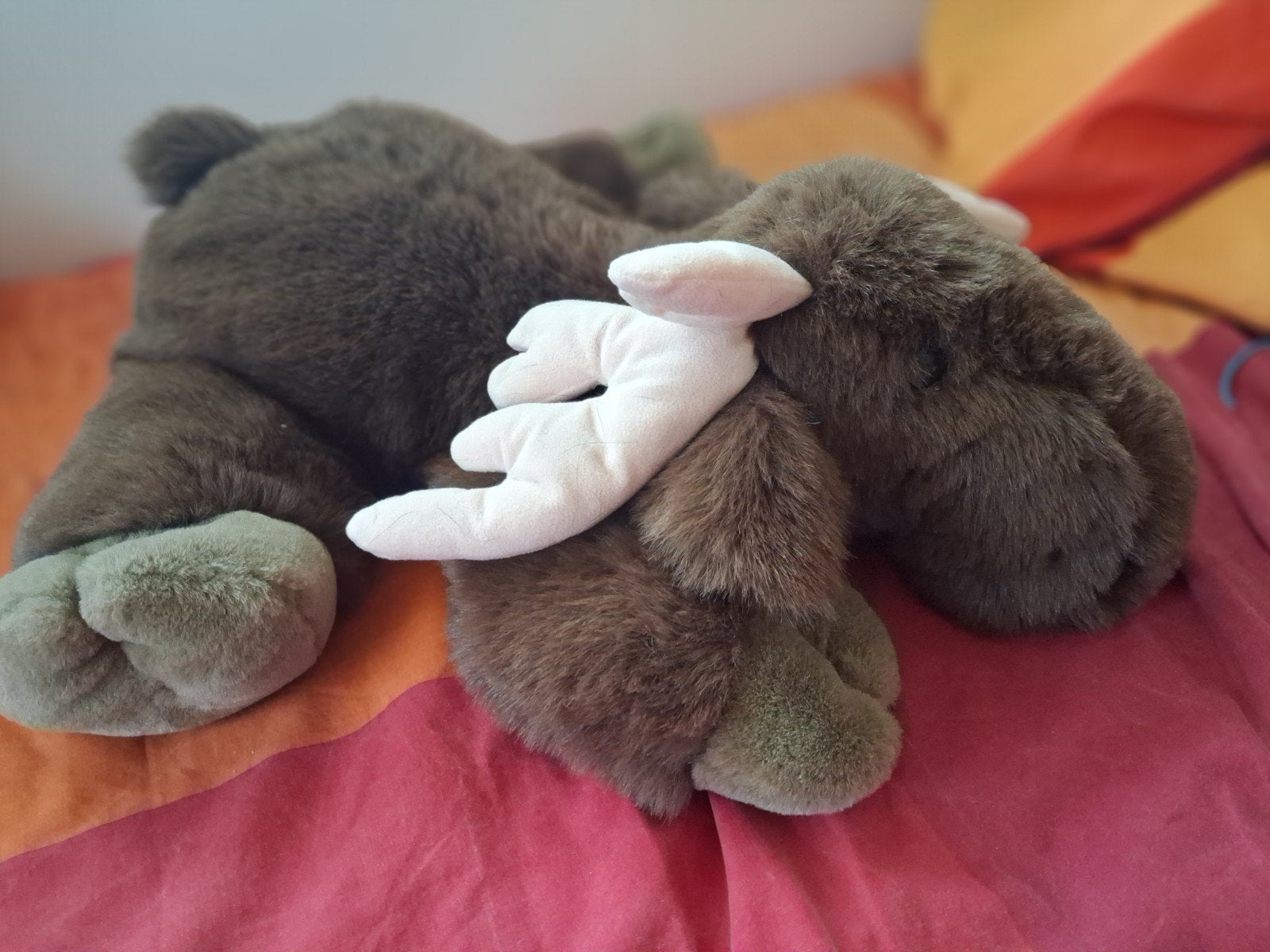 knuffel eland 55 cm, Ophalen, Zo goed als nieuw, Overige typen