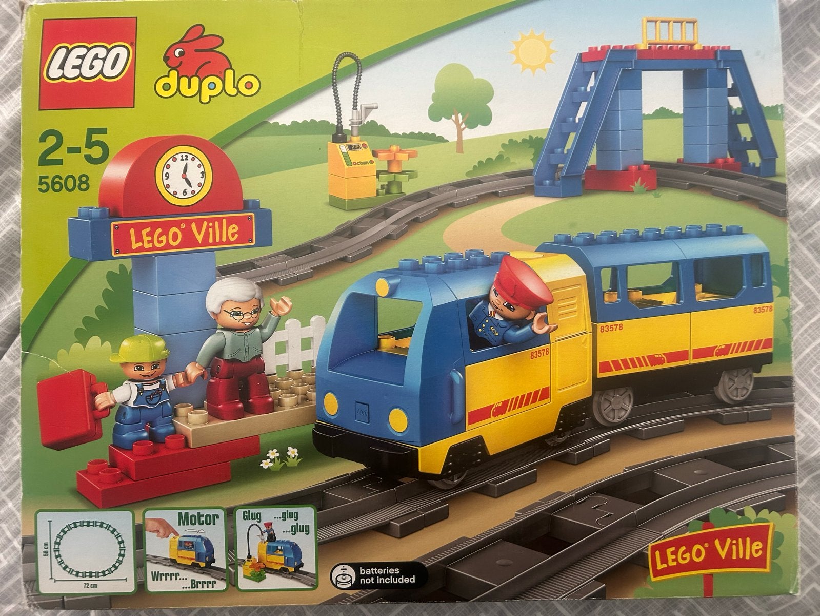 Lego Duplo Ville Trein 5608 - Complete Set, Gebruikt, Overige thema's, Ophalen of Verzenden, Compleet