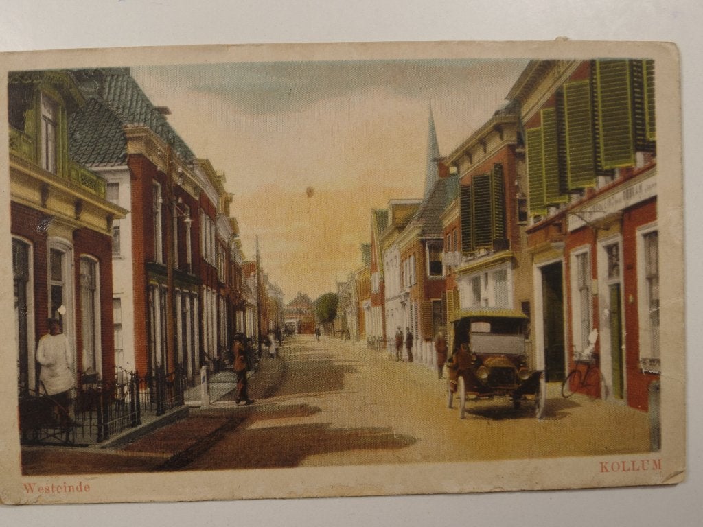 Kollum, Ophalen of Verzenden, 1940 tot 1960, Gelopen, Friesland