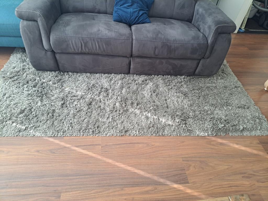 Vloerkleed grijs 180 bij 240cm, 150 tot 200 cm, 200 cm of meer, Ophalen of Verzenden, Zo goed als nieuw