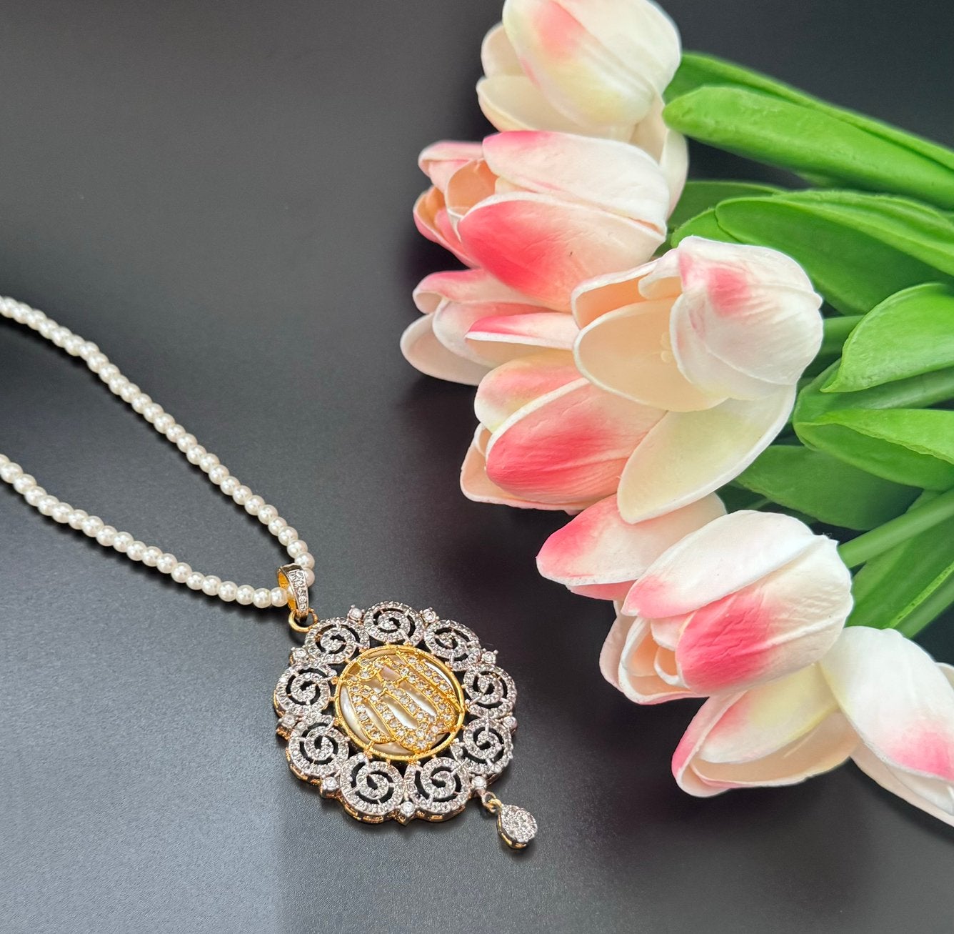 Luxe Allah hanger ketting – elegante sieraden, Ophalen of Verzenden, Nieuw, Overige kleuren