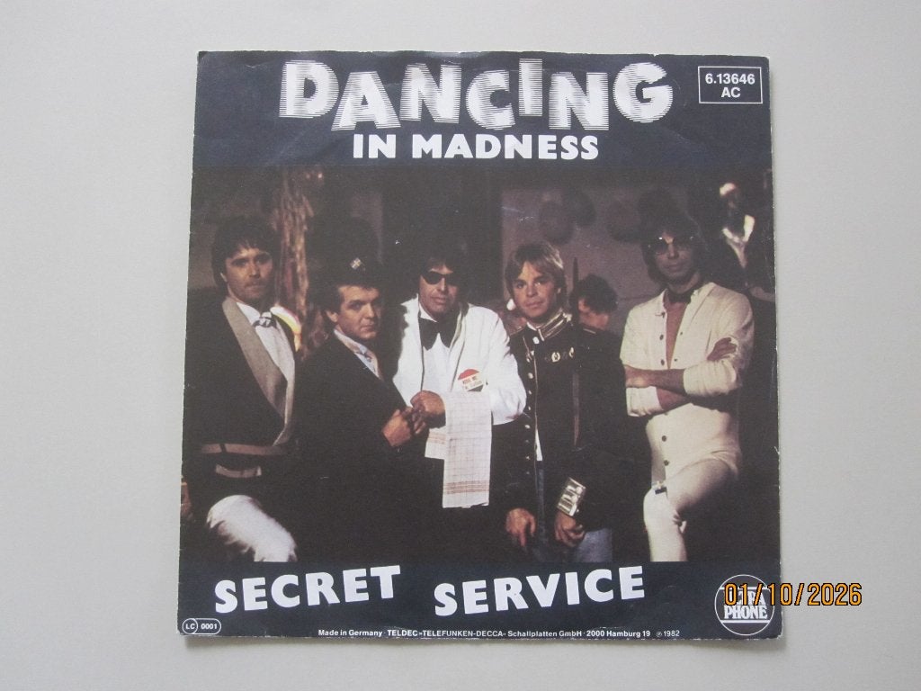 SECRET SERVICE - dancing in madness - vinyl 7', Gebruikt, 7 inch, Ophalen of Verzenden, Reggae en Ska