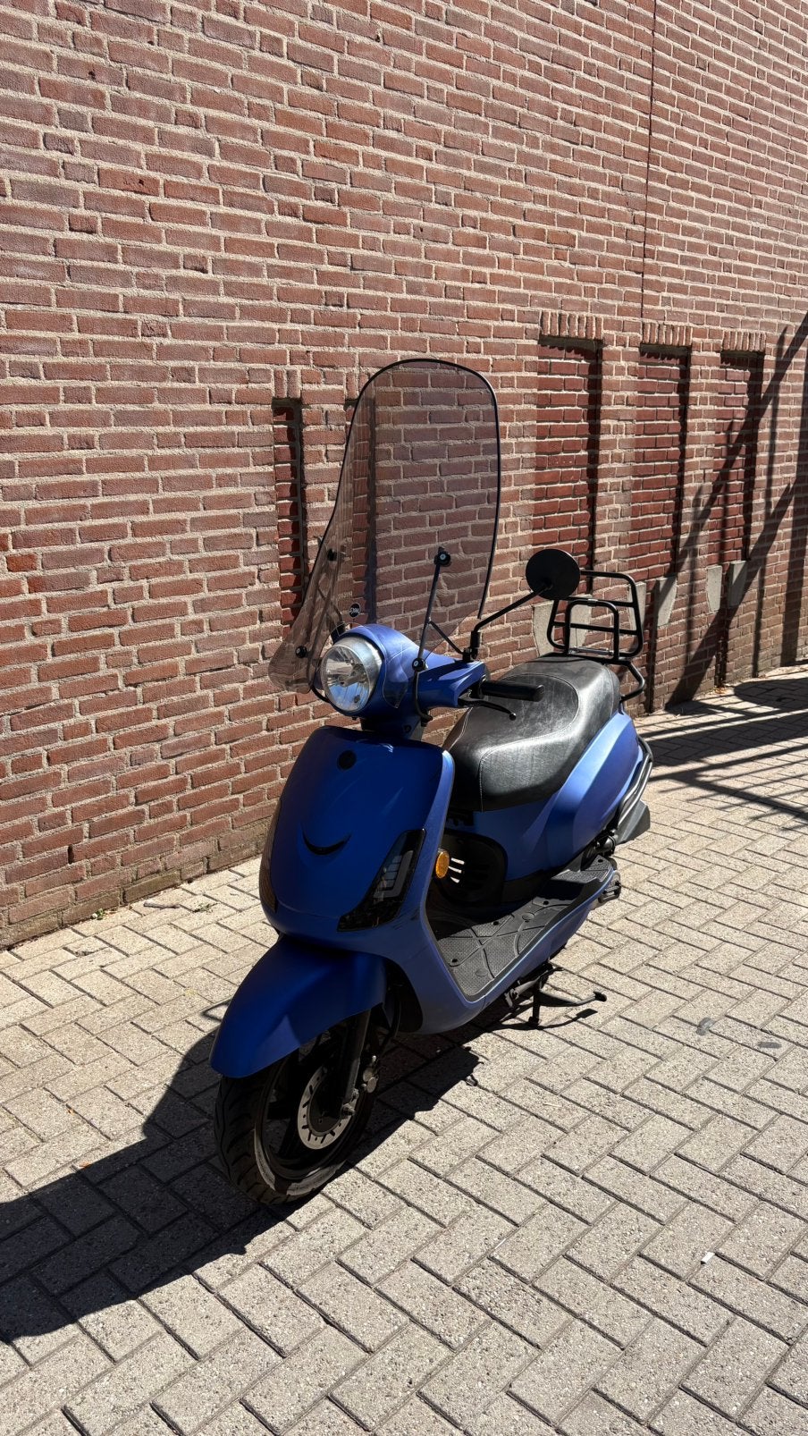 Sym Fiddle 2 snorfiets blauw, Ophalen, Gebruikt, SYM, Benzine