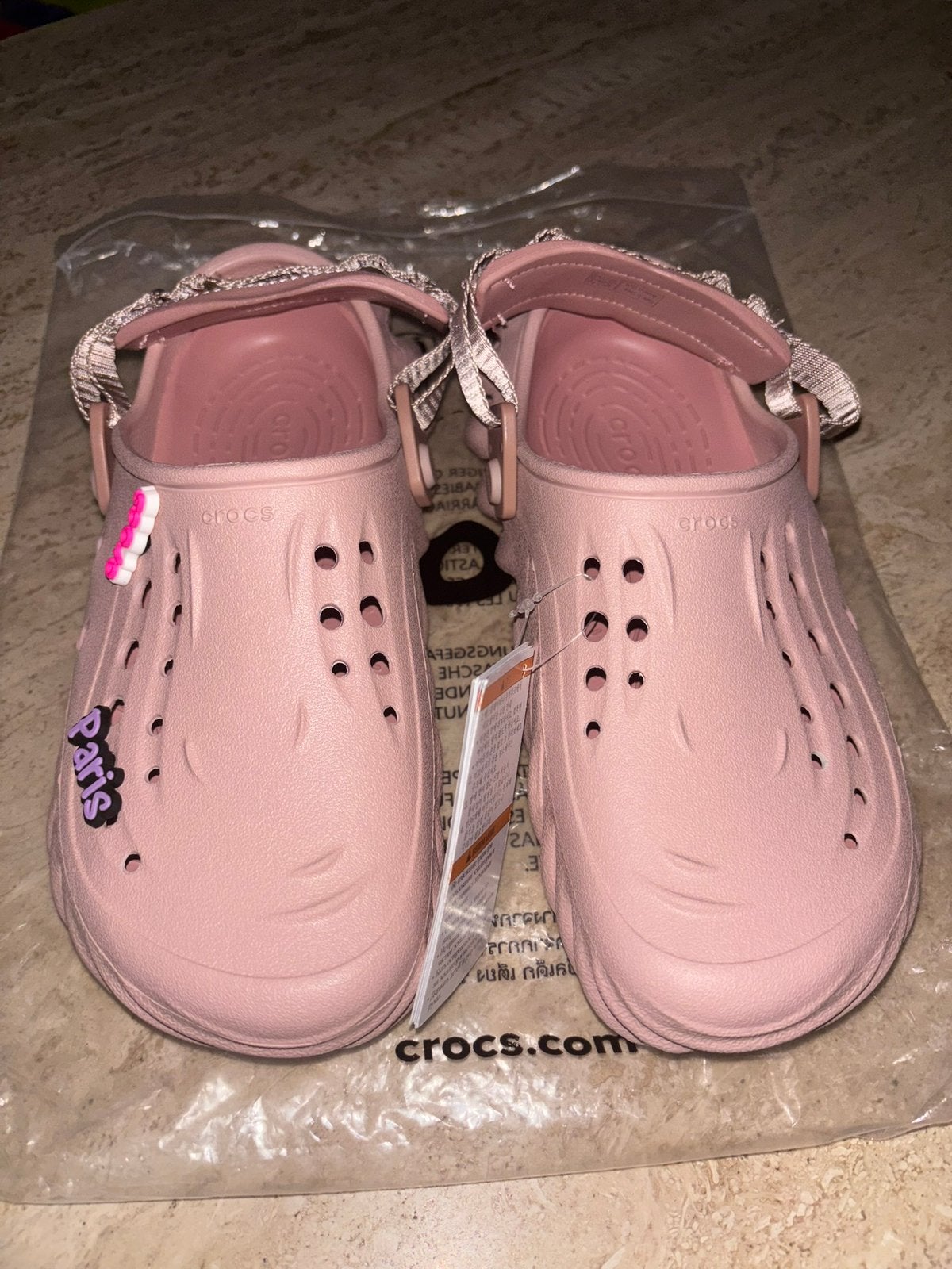 Crocs Echo Clog Dark Pink Nieuw, Kleding | Dames, Schoenen, Ophalen of Verzenden, Nieuw, Roze, Overige typen