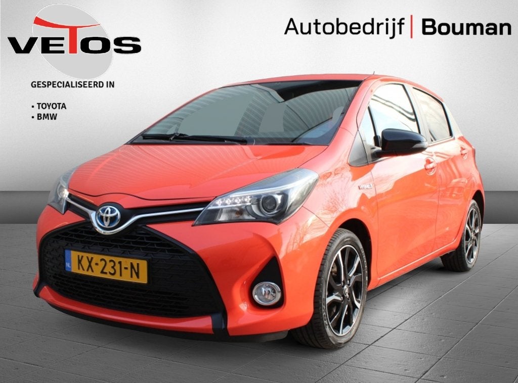 Toyota Yaris 1.5 Hybrid Orange-Sport / Uniek / Automaat / Ho, Auto's, Toyota, Bedrijf, Te koop, Yaris, ABS, Airbags, Airconditioning