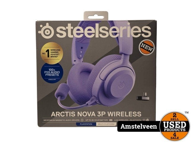 STEELSERIES Arctis Nova 3P PS5 PS4 Over-ear Lavender | Nieuw