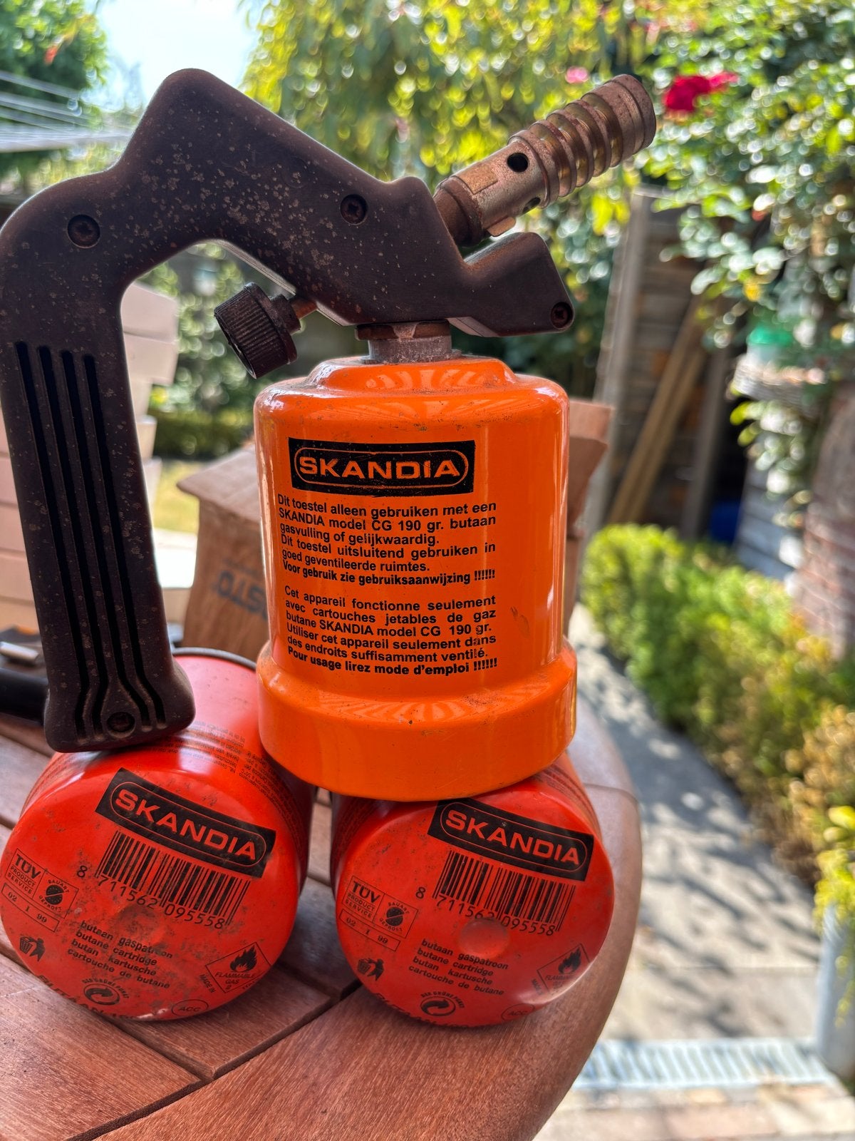 Skandia gasbrander met gaspatronen, Ophalen, Gebruikt, Overige typen, Skandia