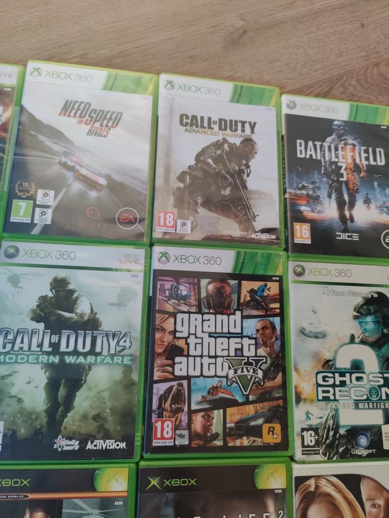 10-20 stuks Xbox360 games met koptelefoon, 1 speler, Ophalen of Verzenden, Zo goed als nieuw, Vanaf 3 jaar