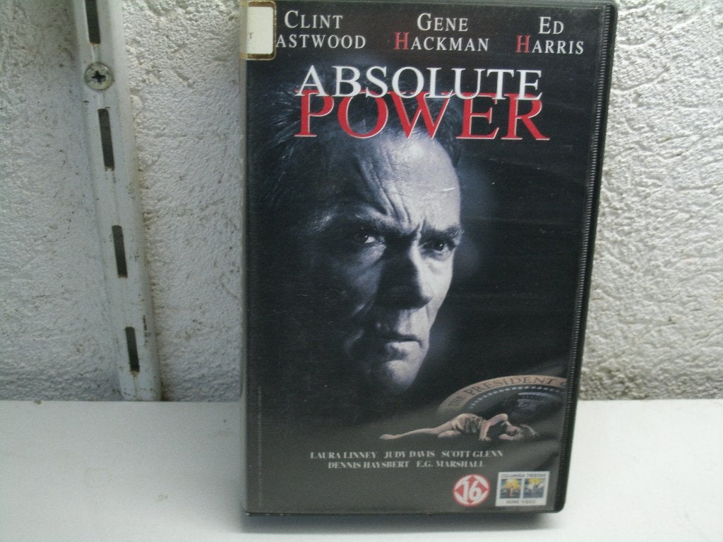 vhs 115b absolute power, Cd's en Dvd's, VHS | Film, Vanaf 16 jaar, Ophalen of Verzenden, Zo goed als nieuw, Actie en Avontuur