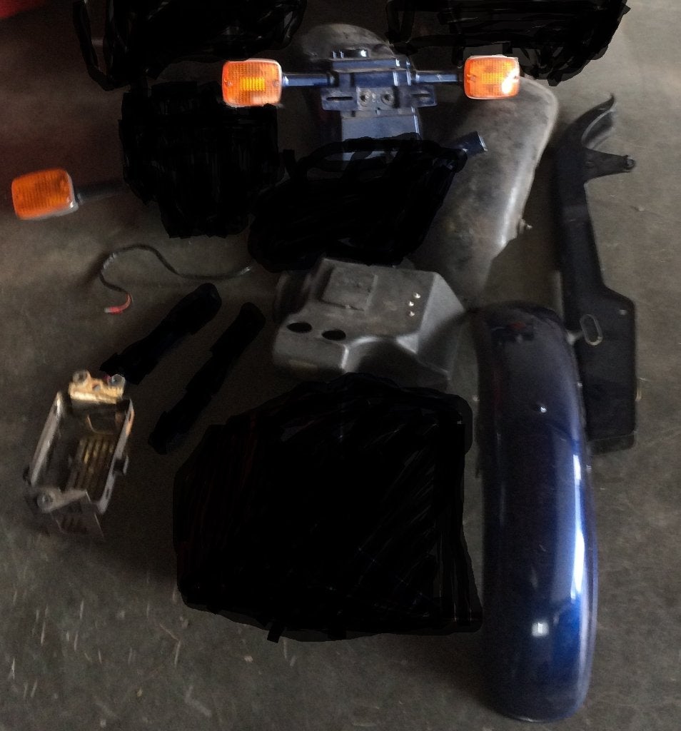 Suzuki gsx 750 lot onderdelen, van begin jaren 80, Ophalen, Gebruikt