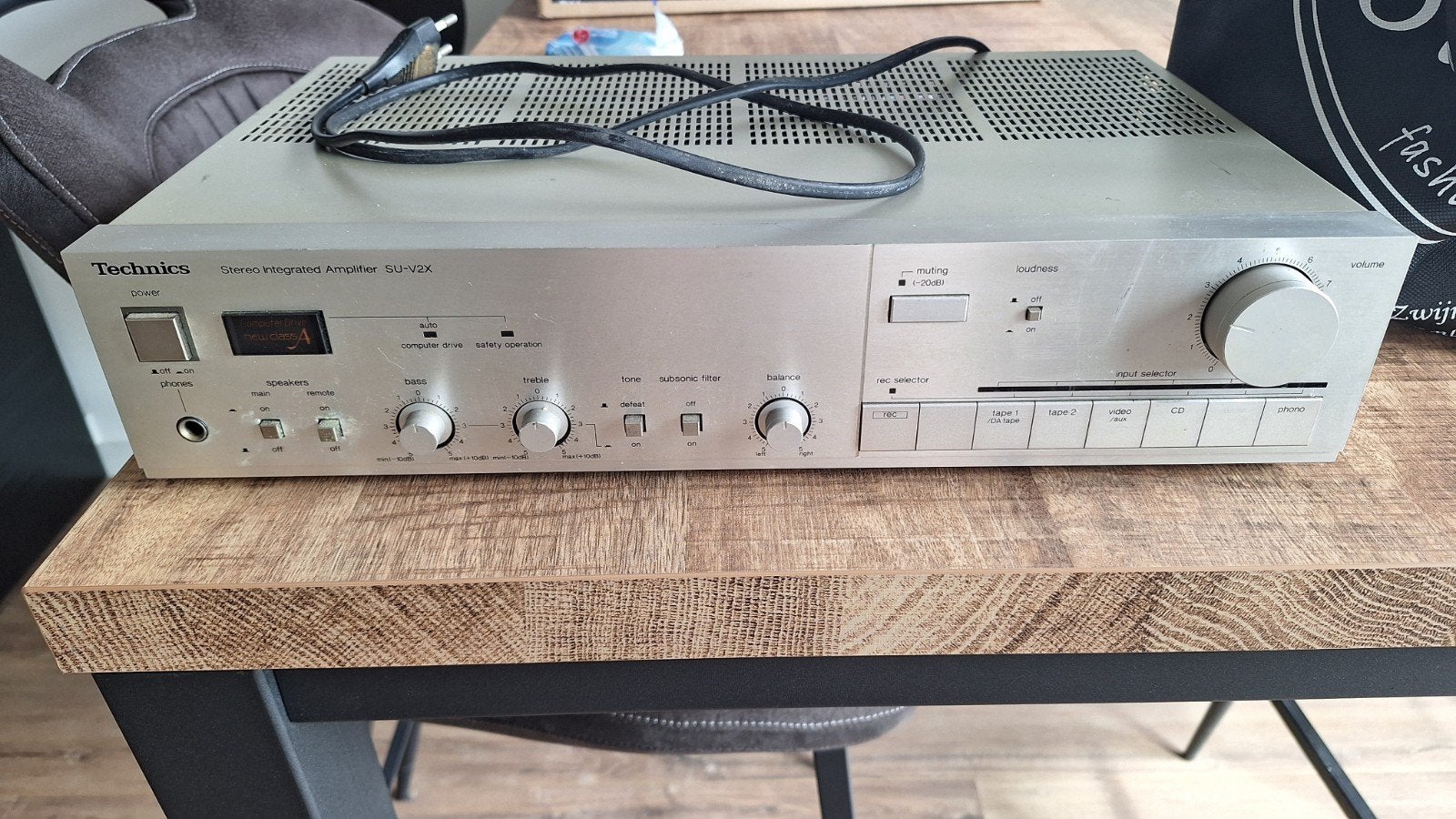 Technics SU-V2X classe a versterker, vintage, Gebruikt, Ophalen, Overige merken, Minder dan 60 watt