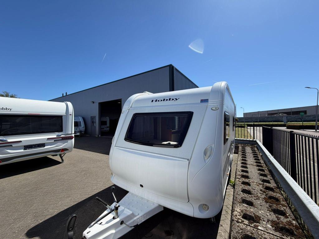 Hobby Excellent 455 UF, Caravans en Kamperen, Caravans, Rondzit, Hobby, Bedrijf, 4 tot 5 meter