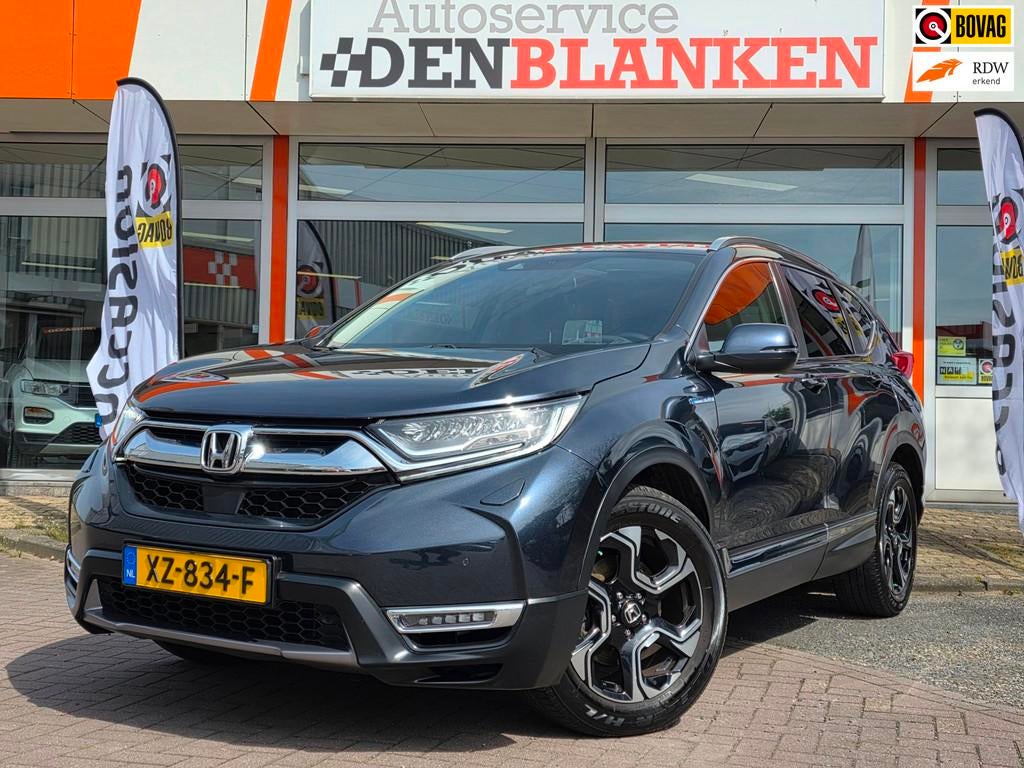 Honda CR-V 2.0 Hybrid AWD Executive BJ.2019 / Panodak / Navi, Auto's, Honda, Lichtsensor, Blauw, Bedrijf, Vierwielaandrijving