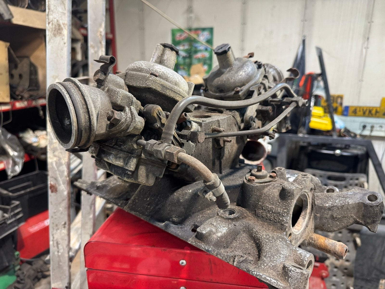Inlaatspruitstuk  rover v8 - onderdelen, Ophalen of Verzenden, Gebruikt, Oldtimer onderdelen