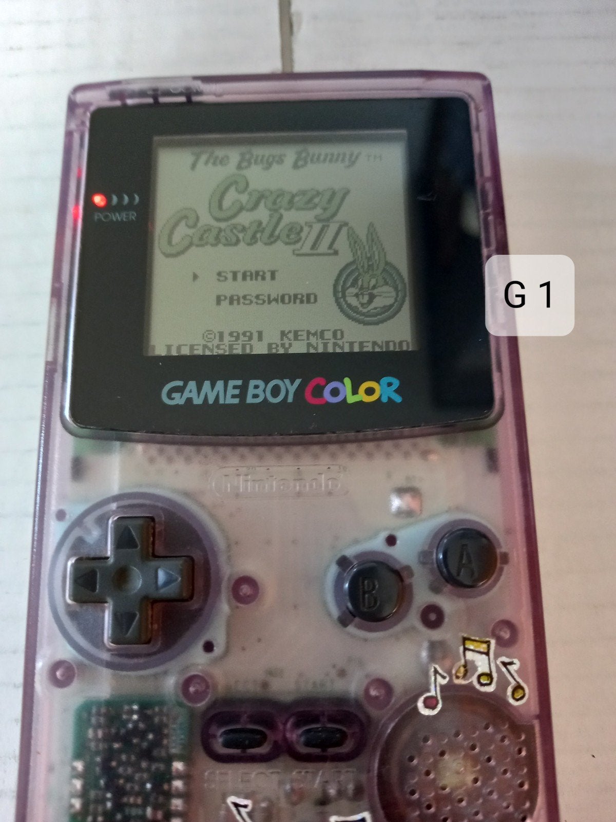 Gameboyspel G1 t/ G6, Bugs Bunny, Crazy Castle II., Avontuur en Actie, Gebruikt, 1 speler, Ophalen of Verzenden