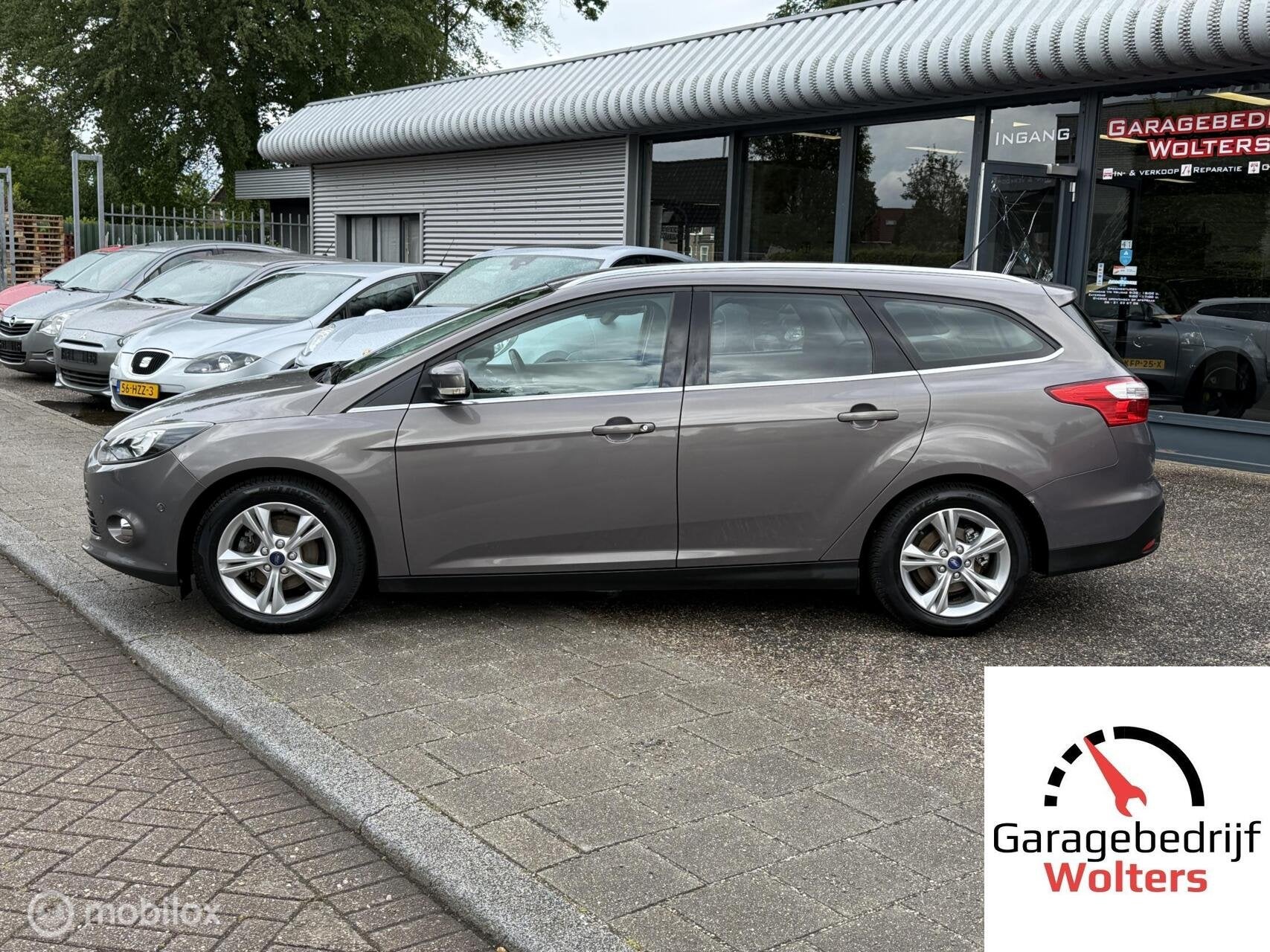 Ford Focus Wagon 1.0 EcoBoost Titanium stoelverw. cruise, Euro 5, Gebruikt, Zwart, Handgeschakeld