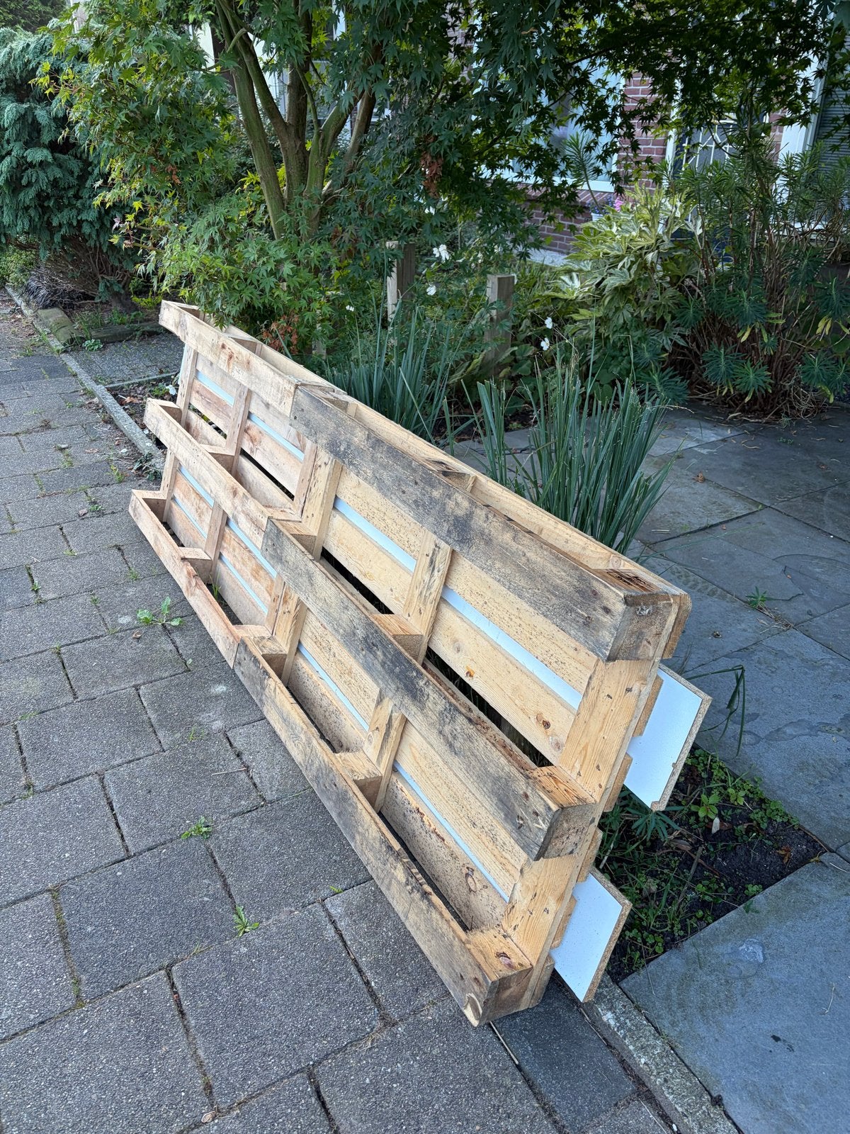 Gebruikte houten pallets - Ideaal voor diverse projecten, Ophalen, Gebruikt, 50 mm of meer, Pallet