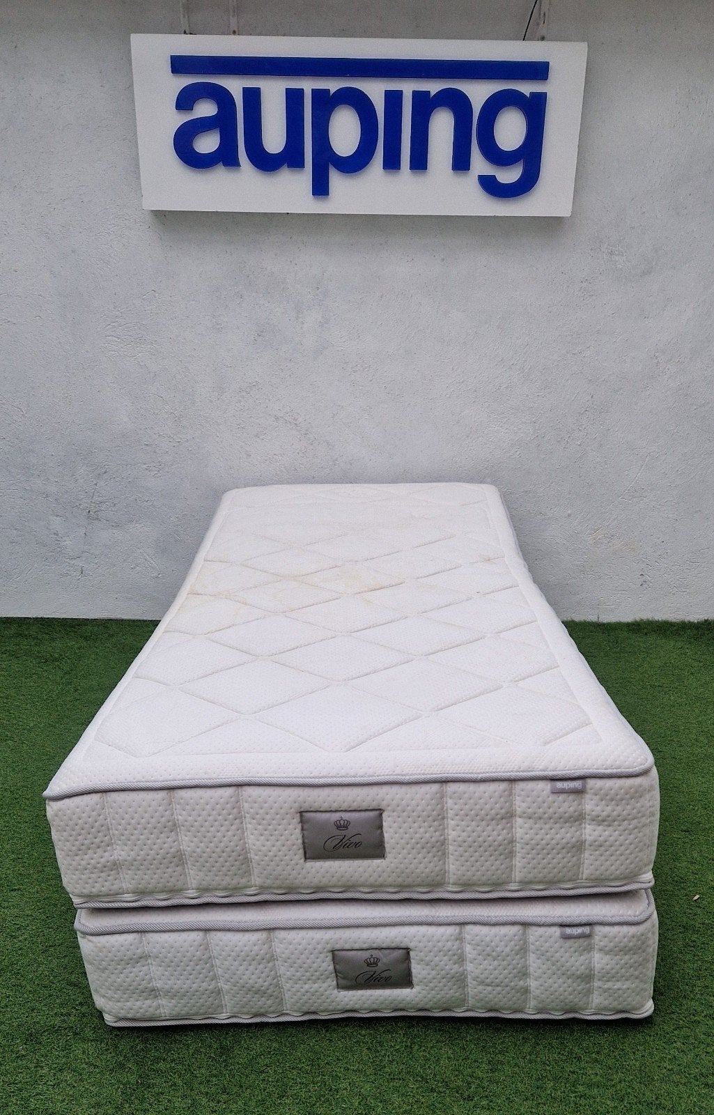 2 Auping Vivo matrassen 90x210, Ophalen, 90 cm, Eenpersoons, .