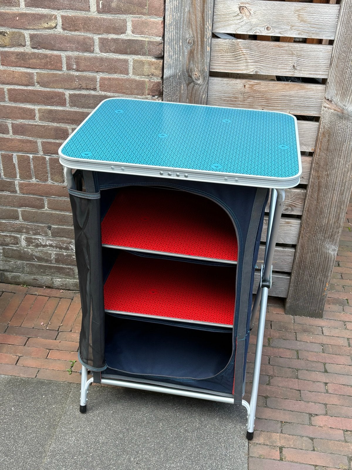 Decathlon Quechua Camp Cabinet S - Compacte Opbergkast, Caravans en Kamperen, Ophalen of Verzenden, Zo goed als nieuw