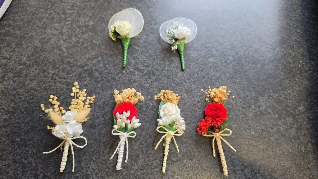 Corsage, Ophalen of Verzenden, Zo goed als nieuw, Wit, Accessoires